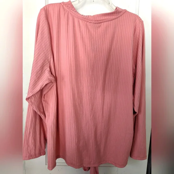 Ashley Stewart Sport Tie Front Top - Picture 4 of 4